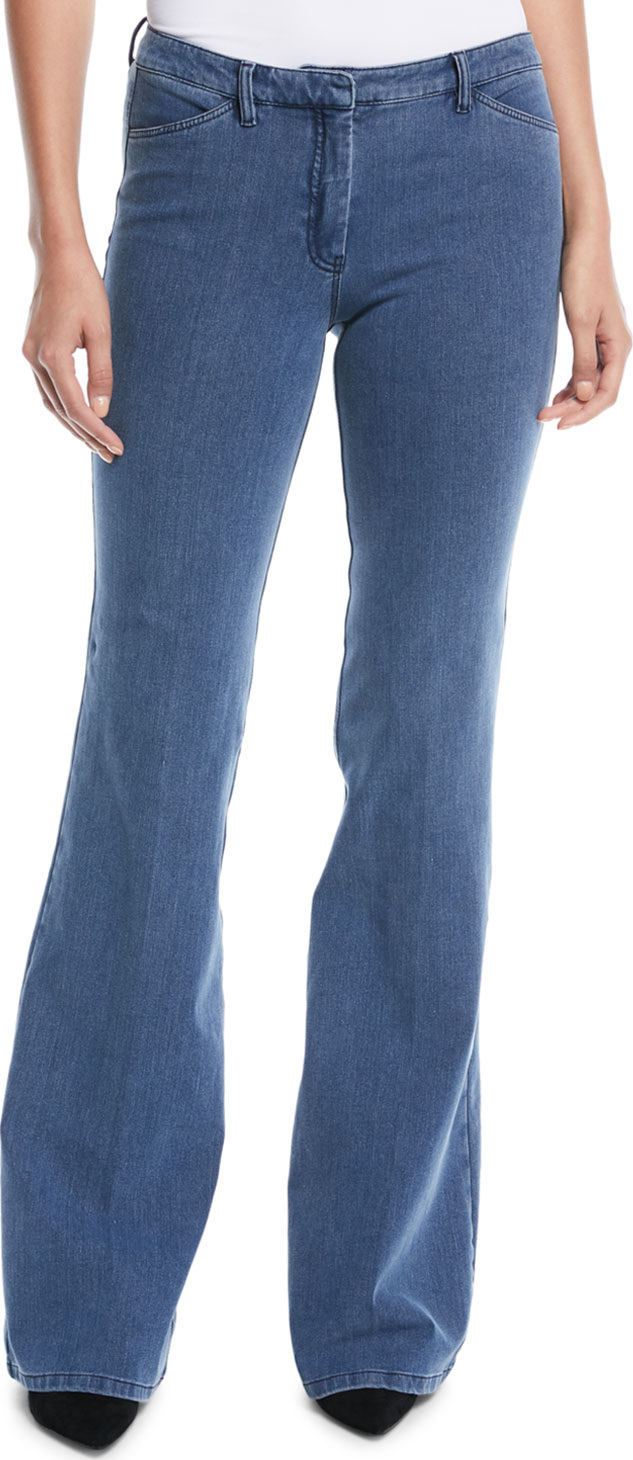 Theory Demitria 2 D Movement Flare Denim Jeans