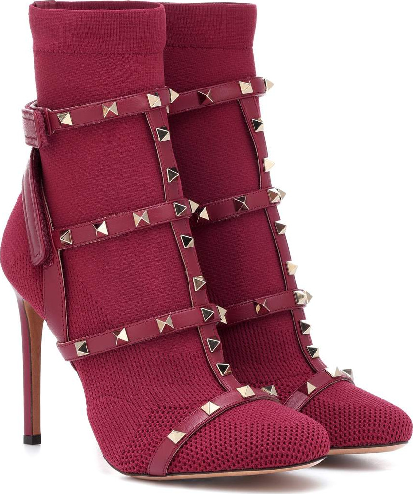 Valentino Valentino Garavani Rockstud Bodytech ankle boots