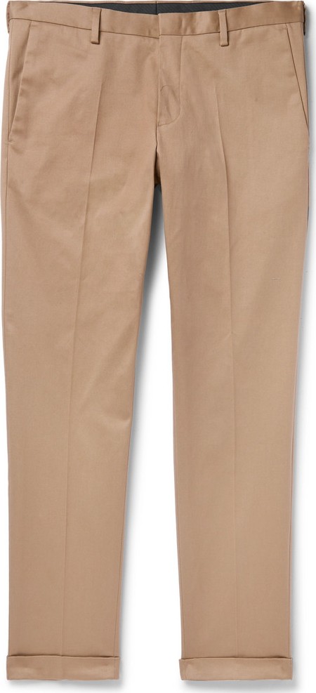 Paul Smith Slim-Fit Tapered Cotton-Blend Twill Trousers