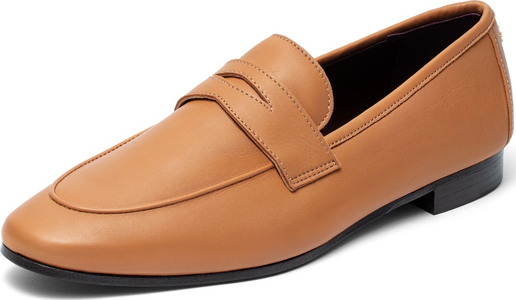 Bougeotte Acajou Leather Penny Loafers
