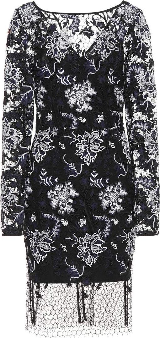 DIANE von FURSTENBERG Embroidered lace dress