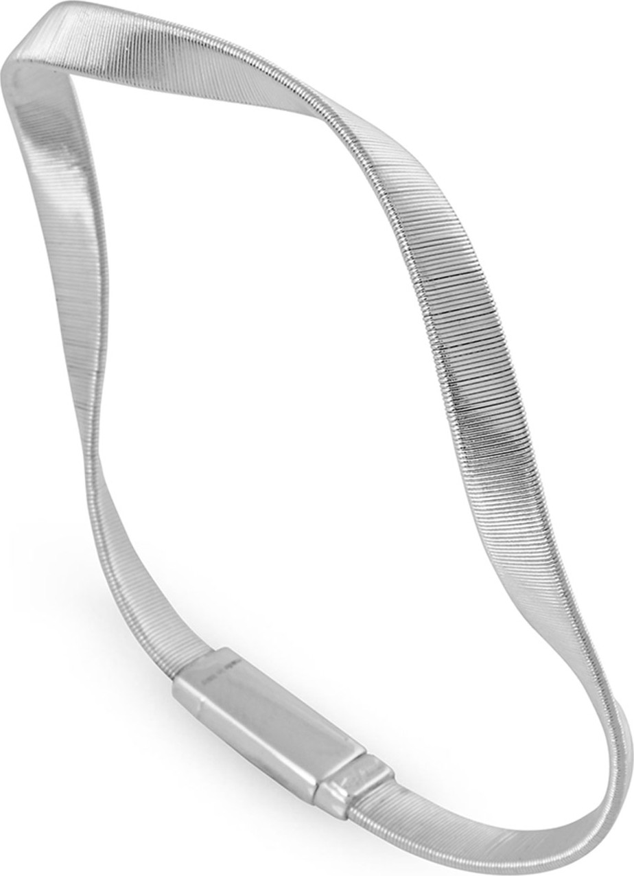 Marco Bicego Marrakech Supreme 18k Twisted Bracelet, White Gold