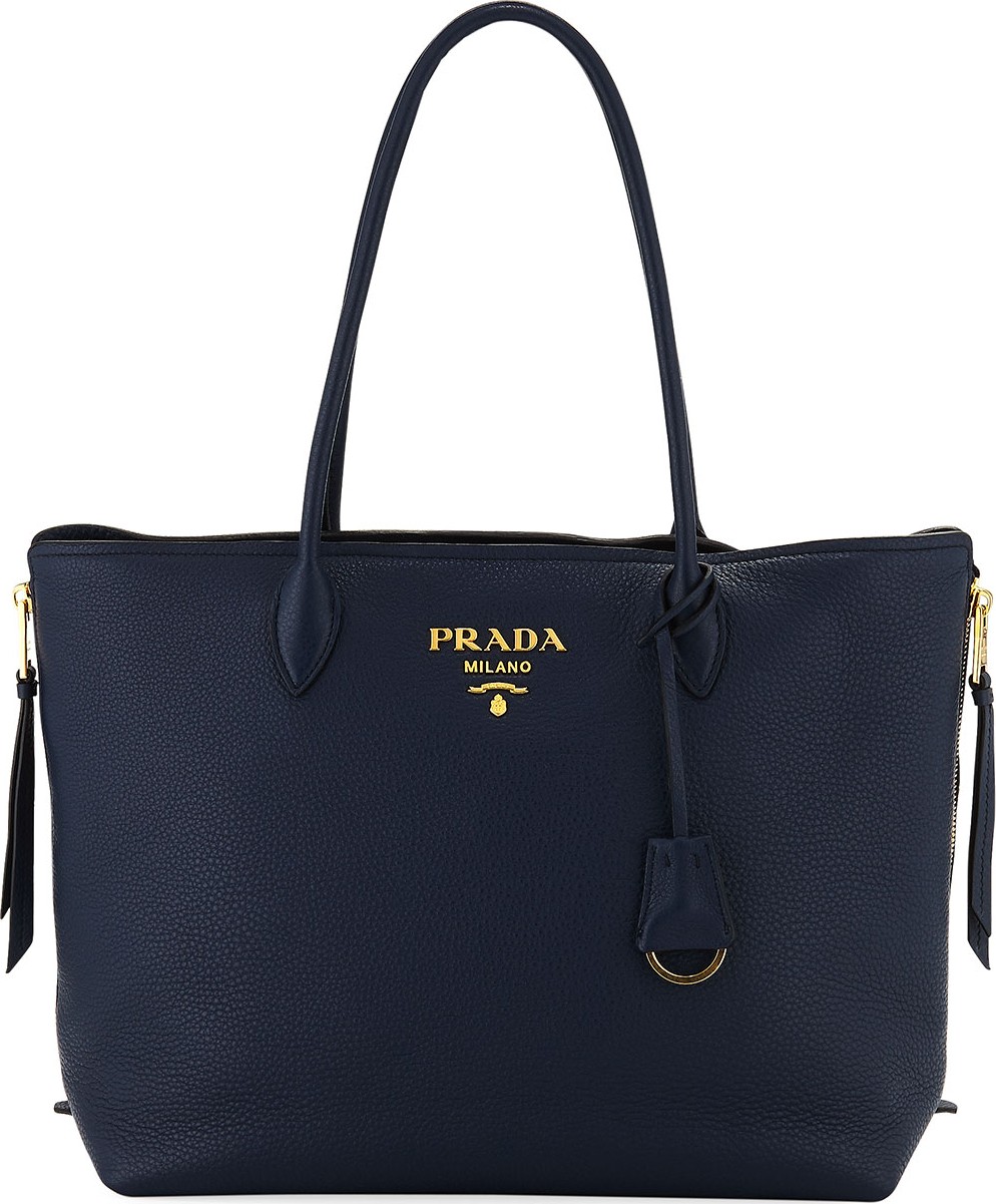 Prada Daino Top-Handle Shopper Tote Bag