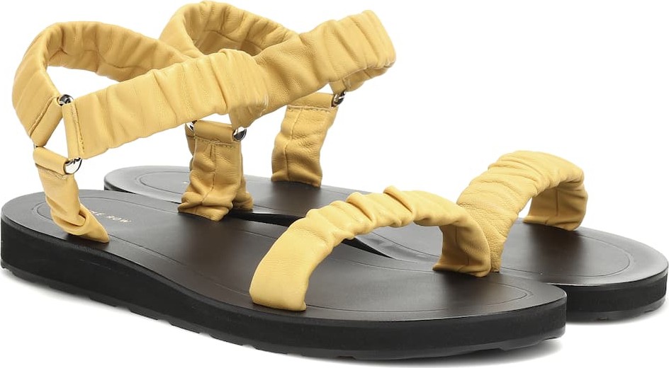 THE ROW Egon leather sandals