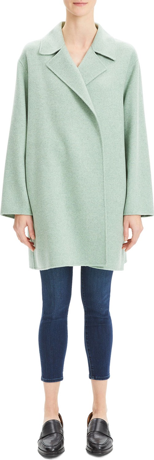 Theory Oversized Wool-Cashmere Melange Jacket