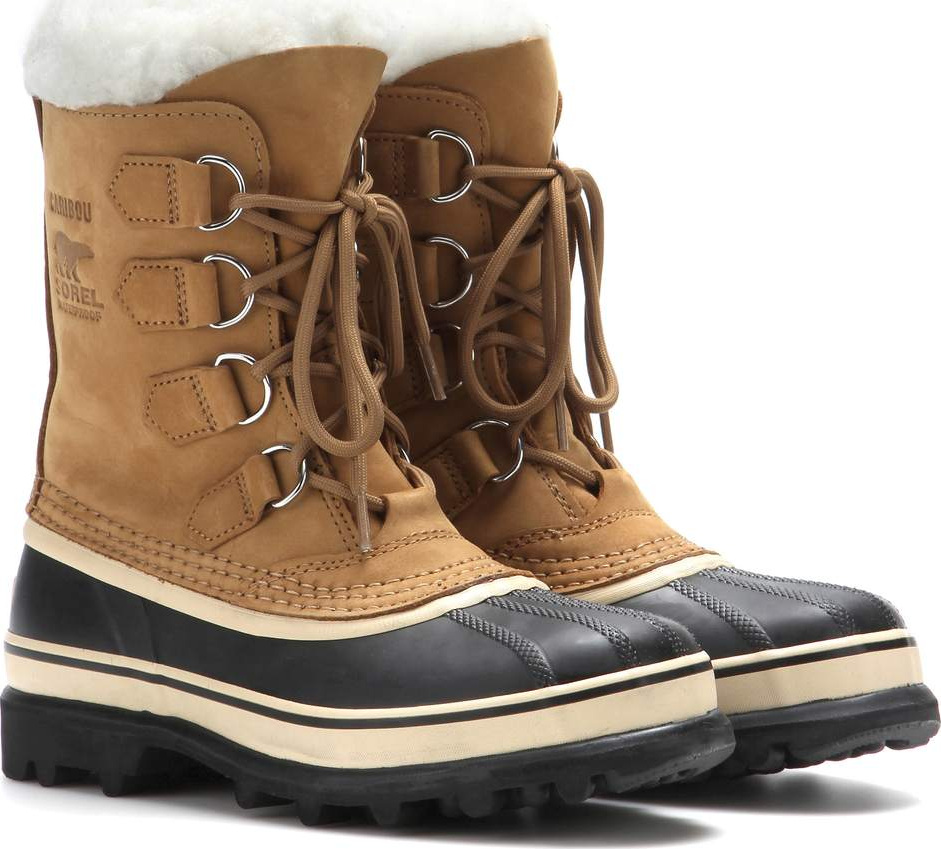 Sorel Caribou® leather and rubber boots