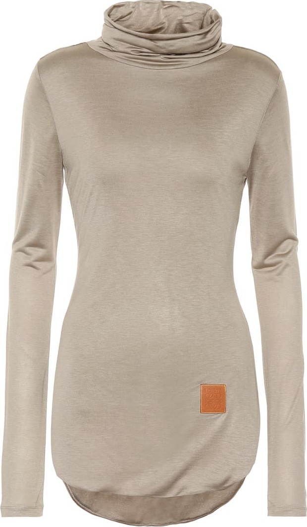 LOEWE Silk-blend top