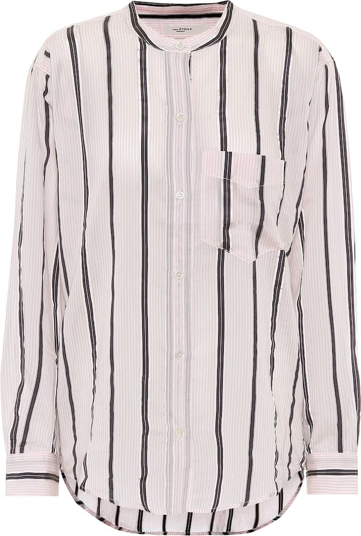 Isabel Marant Etoile Olena striped cotton-blend shirt