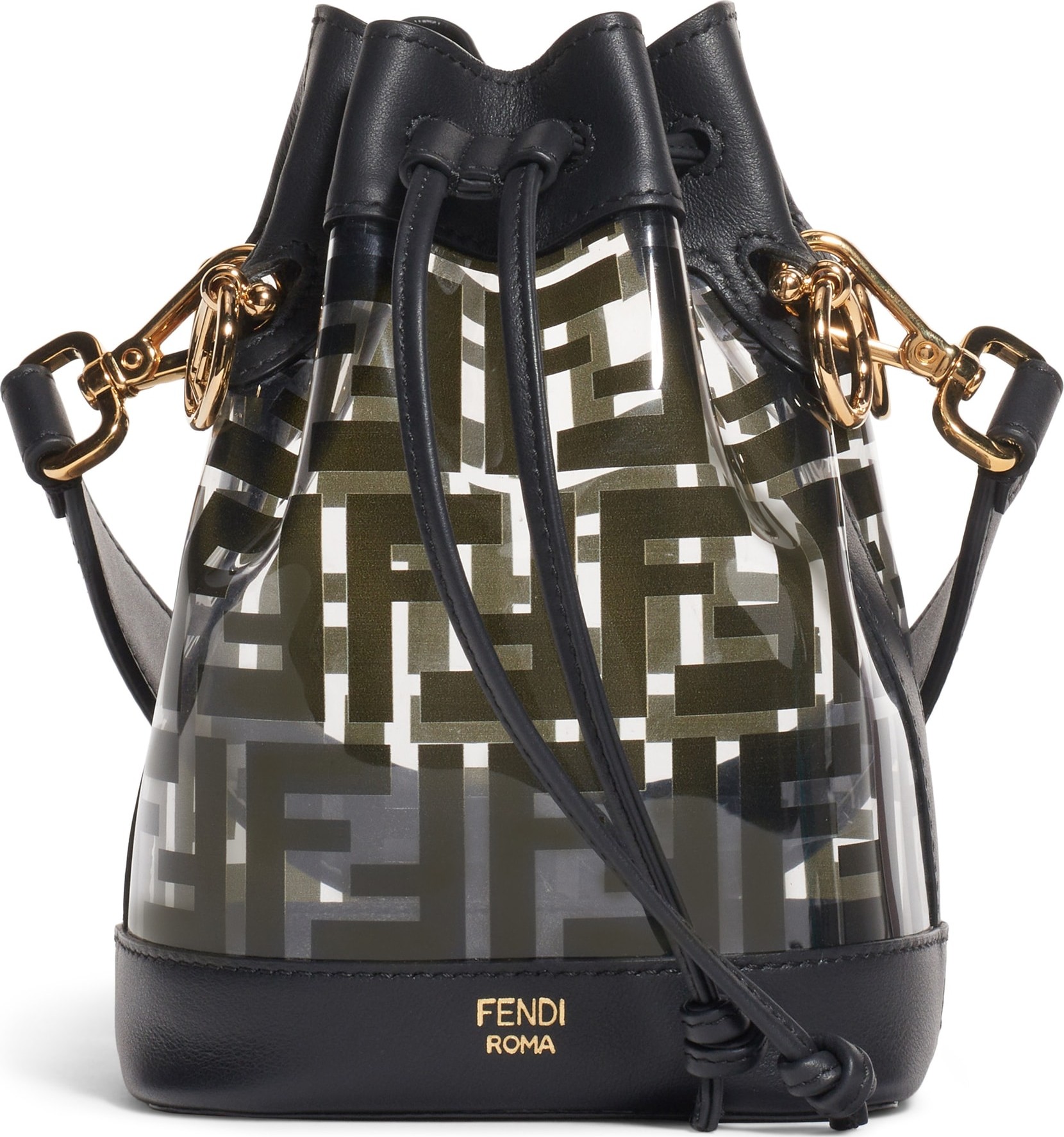 Fendi Mini Mon Tresor Transparent Bucket Bag
