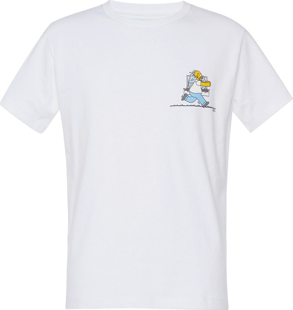 Off White Off-White x The Simpsons Homer and Bart t-shirt