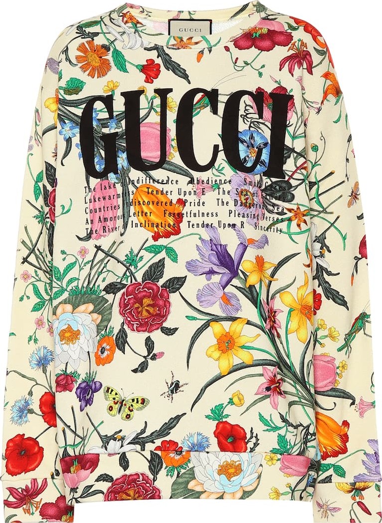 Gucci Printed cotton sweatshirt