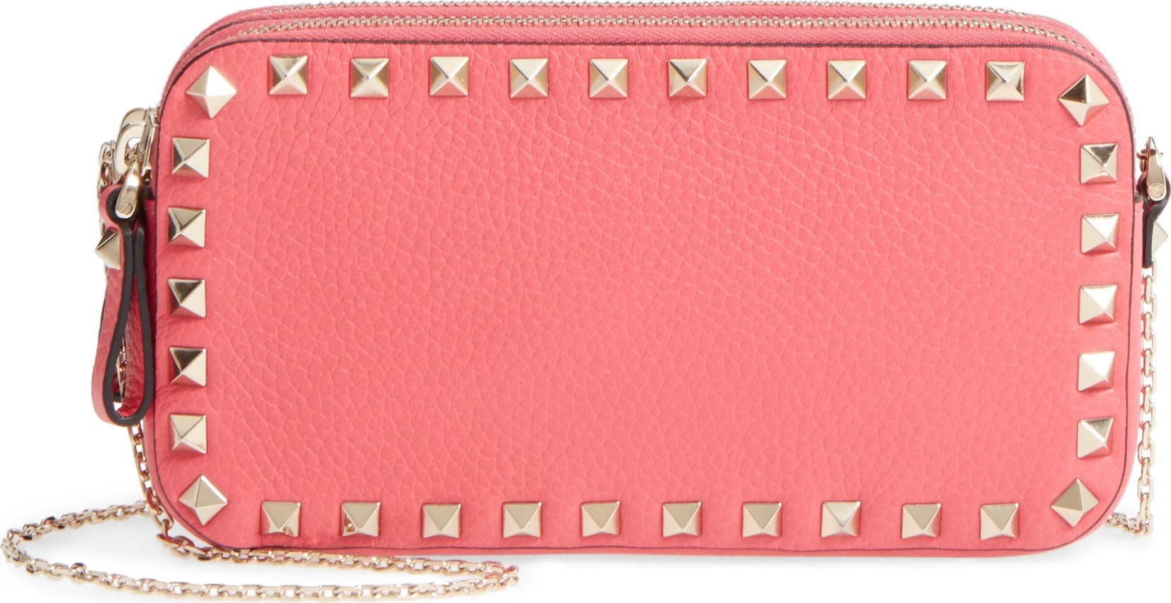 Valentino Rockstud Leather Pouch
