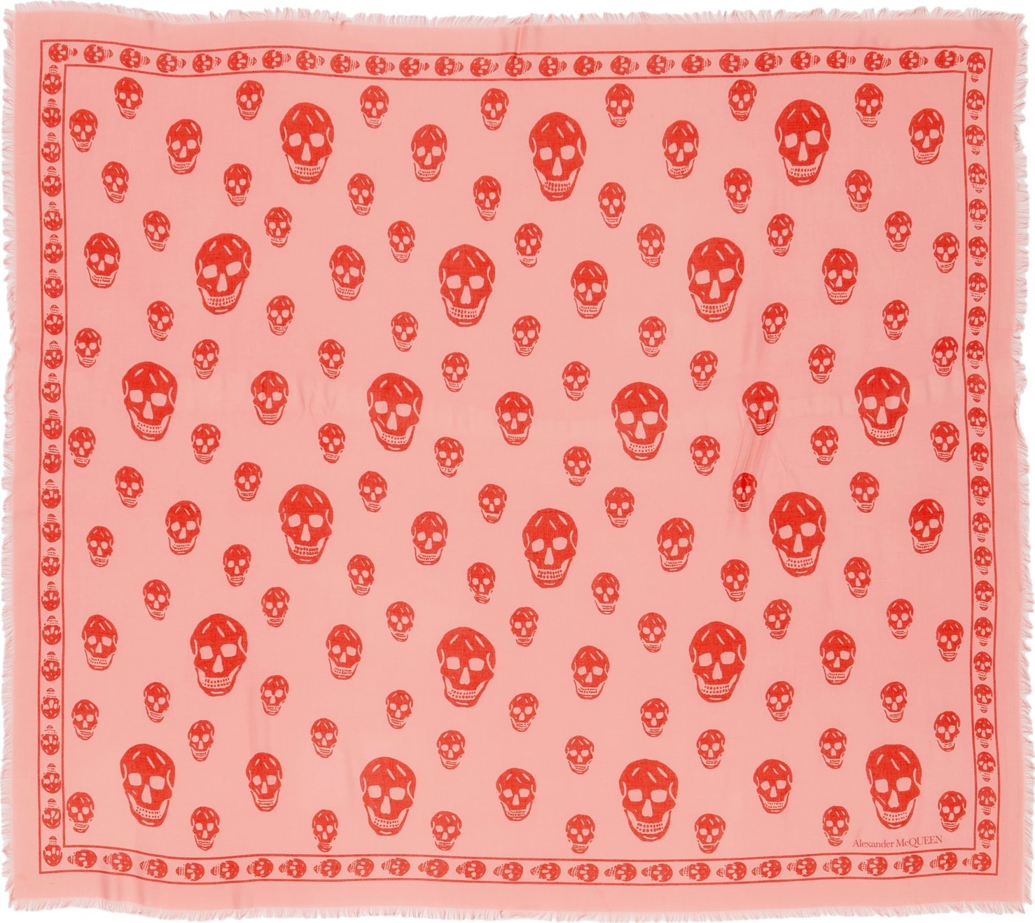 Alexander McQueen Skull Modal & Silk Scarf