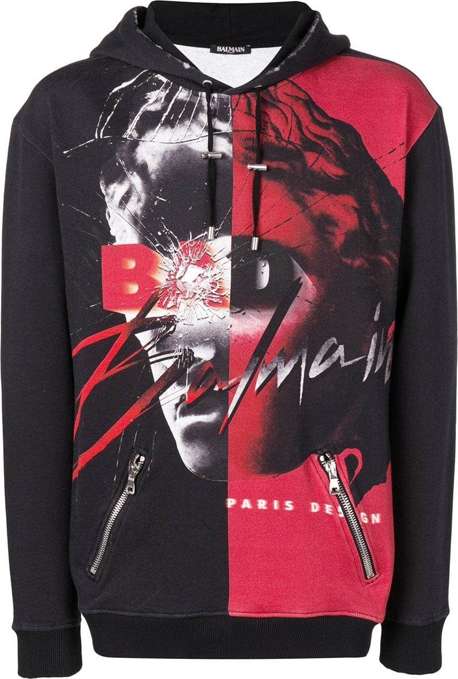 Balmain Printed hoodie