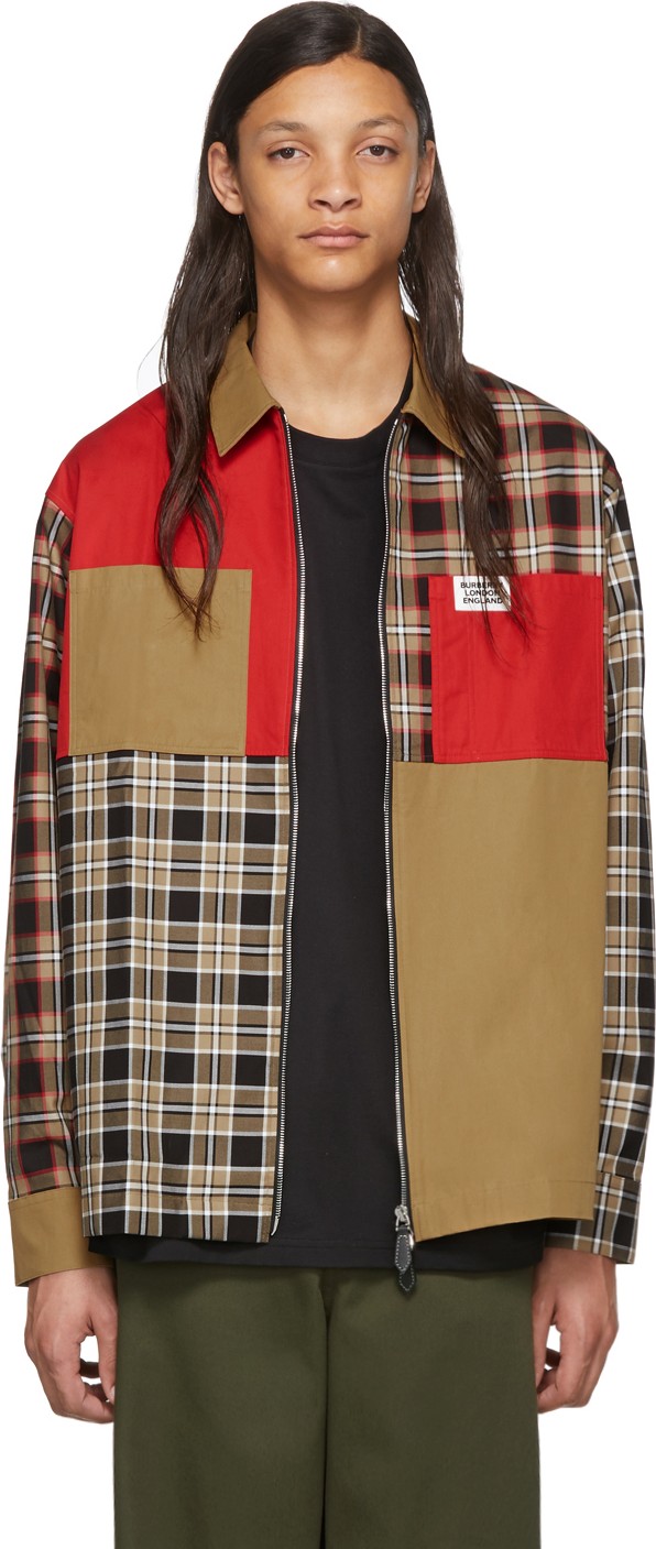 Burberry London England Multicolor Halkin Casual Shirt