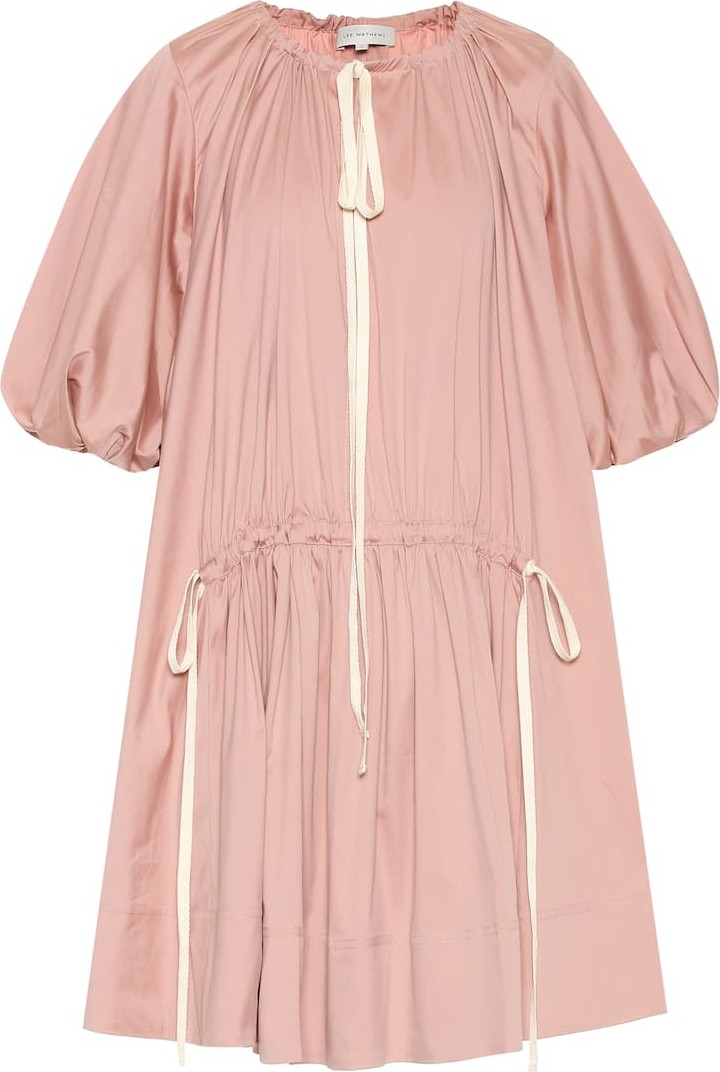 Lee Mathews Elsie cotton-blend tunic dress