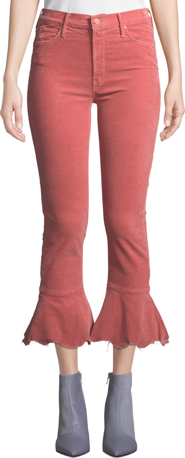MOTHER The Cha Cha Chew Distressed Corduroy Jeans