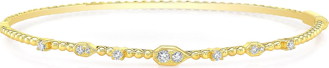 Ron Hami Bubble 14k Gold Diamond Bangle