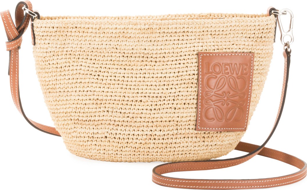 LOEWE x Paula's Ibiza Raffia Pochette Clutch Bag