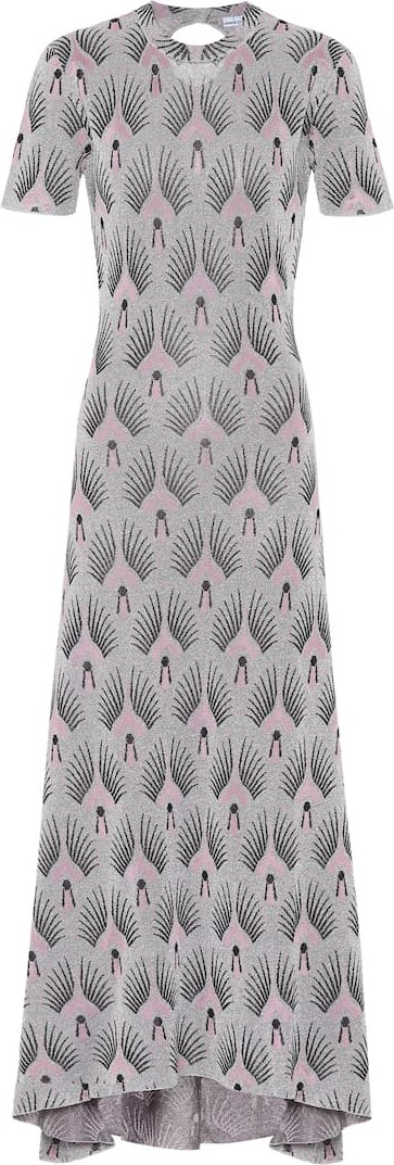 Paco Rabanne Jacquard maxi dress