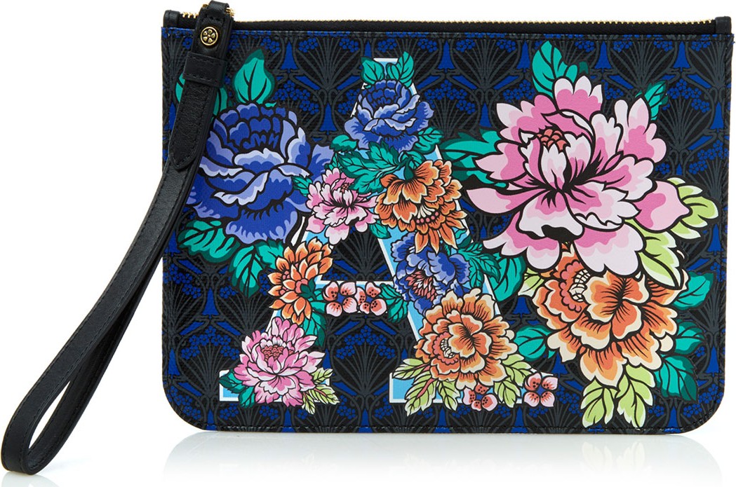 Liberty London Alphabet Iphis-Print Wristlet Bag