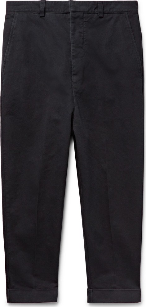 AMI Midnight-Blue Cotton-Twill Chinos AMI Midnight-Blue Cotton-Twill Chinos