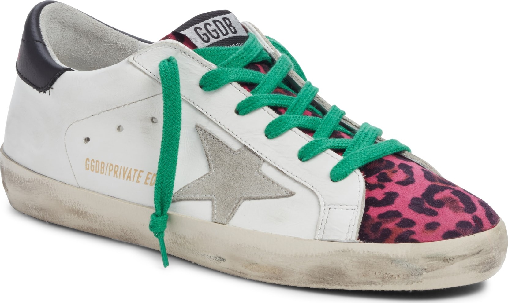 Golden Goose Deluxe Brand Superstar Leopard Print Sneaker