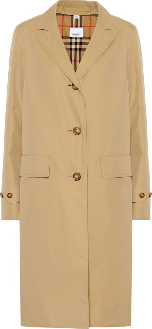 Burberry London England Cotton gabardine car coat