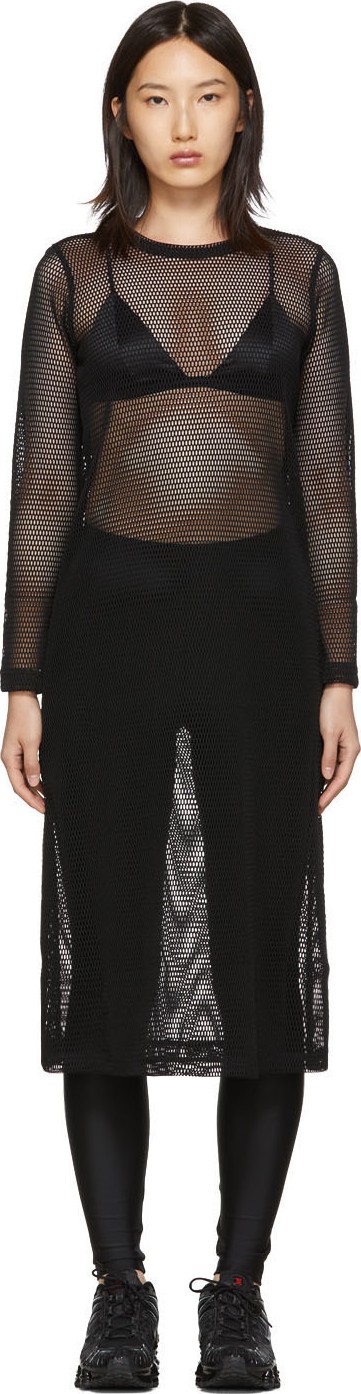 Comme Des Garcons Black Mesh Dress