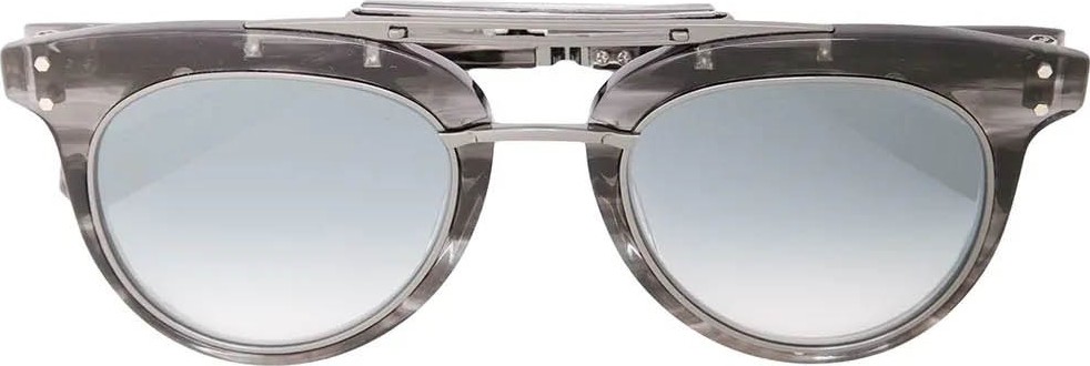 GARRETT LEIGHT Marble effect sunglasses