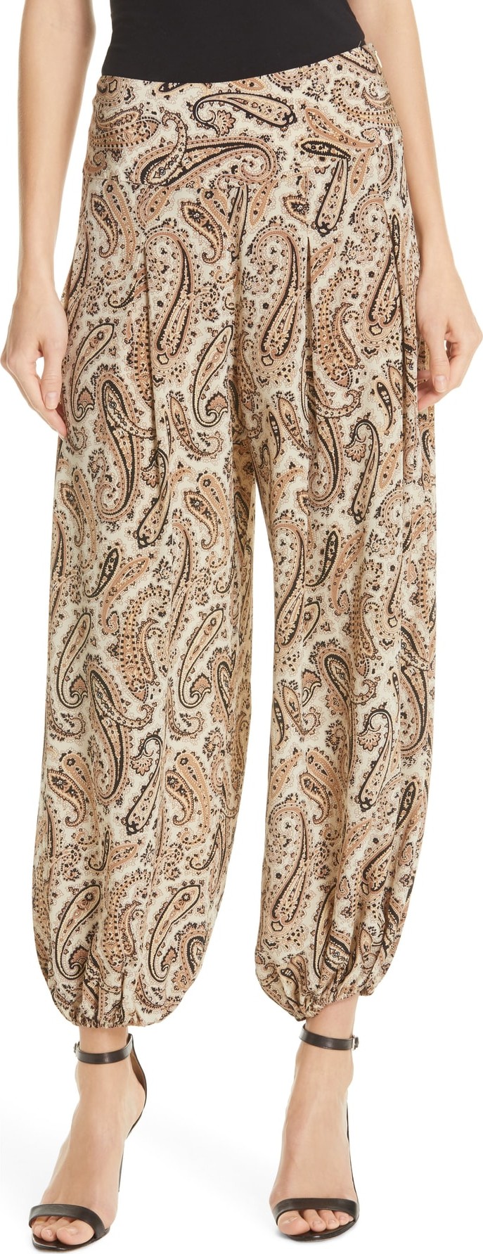 Nili Lotan Moscow Paisley Harem Pants