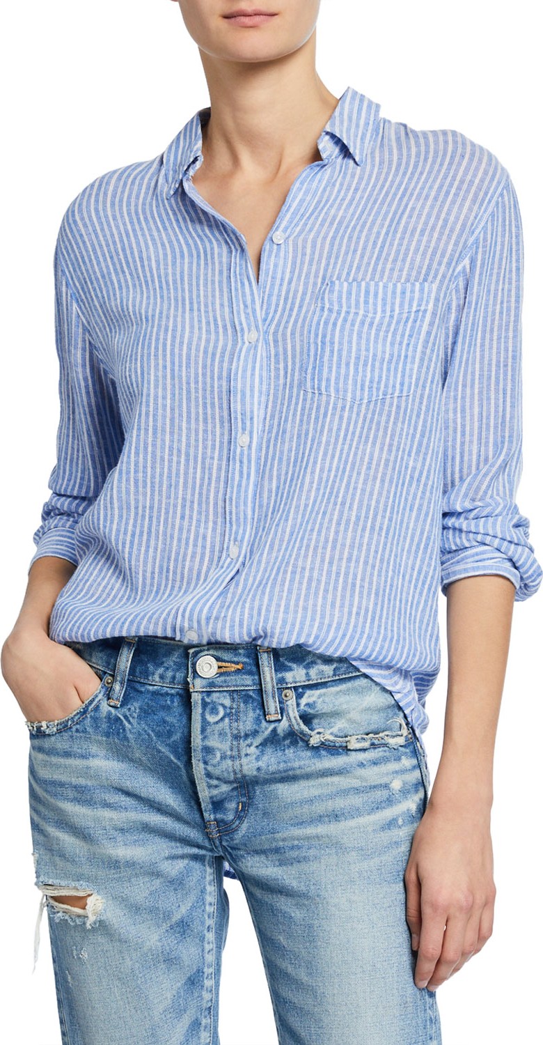 RAILS Charli Striped Button-Down Shirt