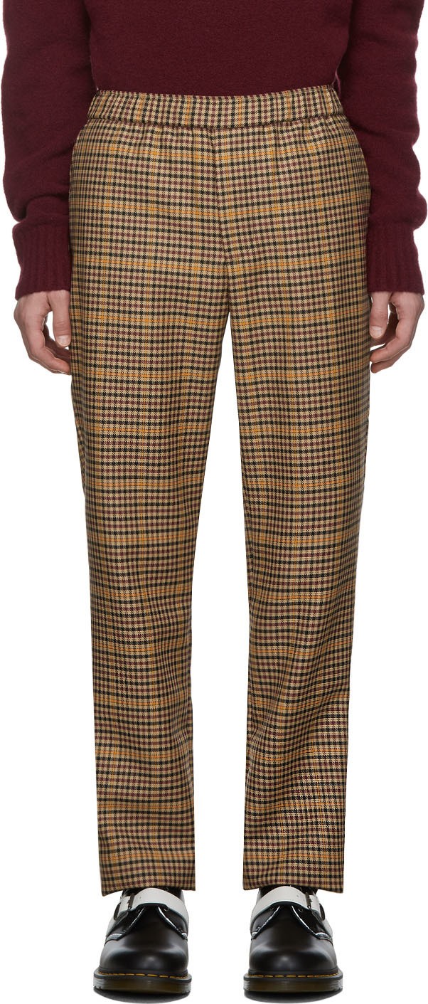 Schnayderman's Multicolor Overcheck Trousers