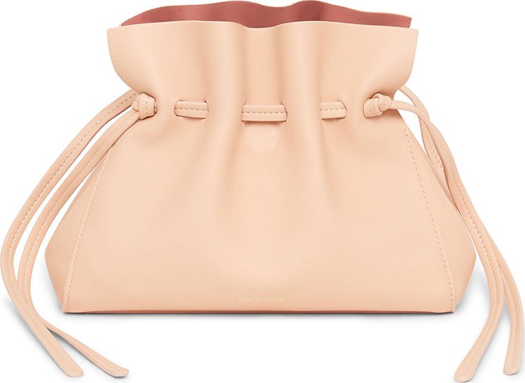 Mansur Gavriel Protea Mini Leather Bucket Bag