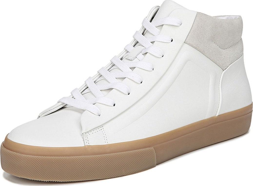 Vince Men's Flynn Glove Leather & Suede Mid-Top Sneakers
