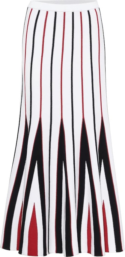 Gabriela Hearst Aegina high-rise wool skirt