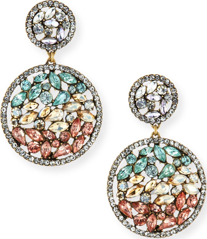 BAUBLEBAR Esperance Round Drop Earrings