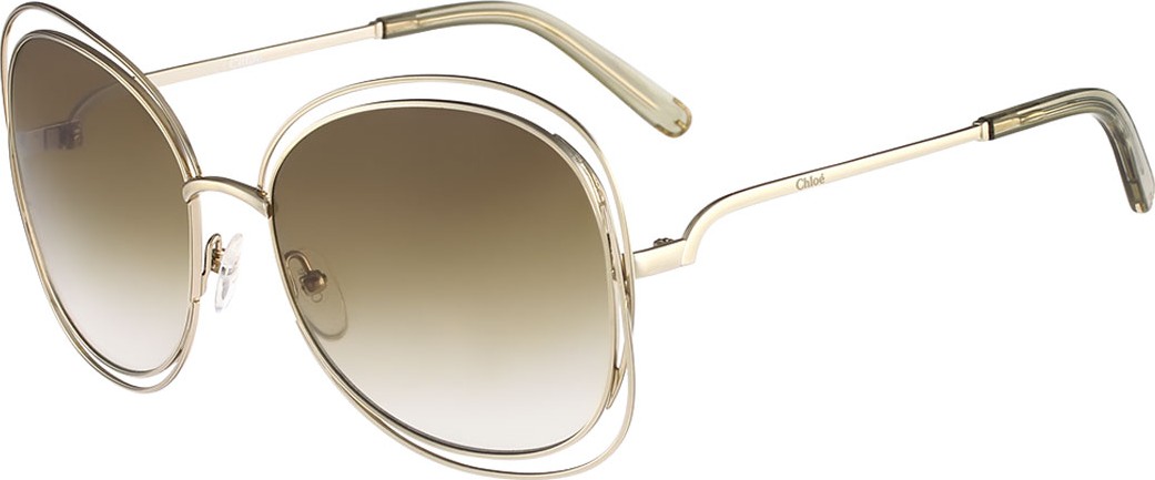 Chloe Carlina Butterfly-Frame Sunglasses