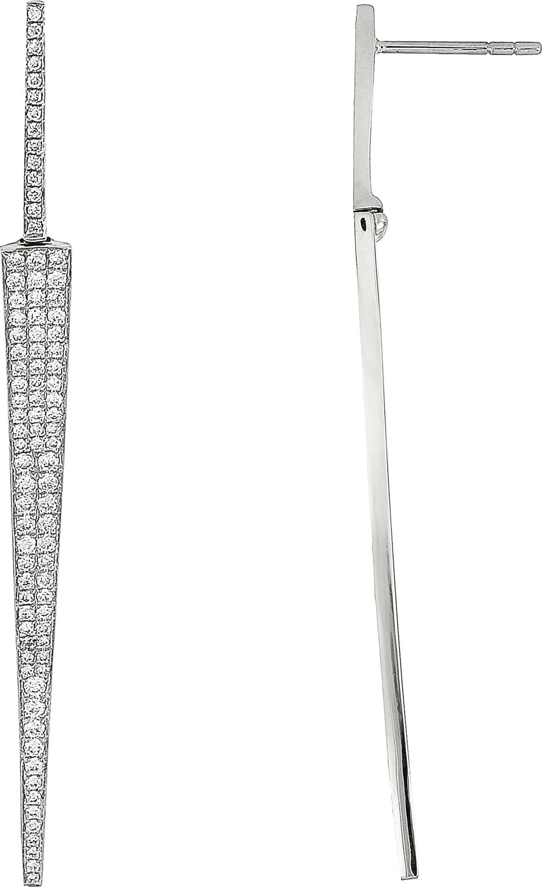Bony Levy Prism Diamond Dagger Earrings