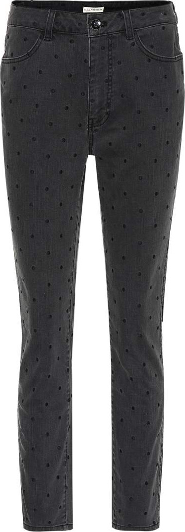 Ulla Johnson Prince polka-dot skinny jeans