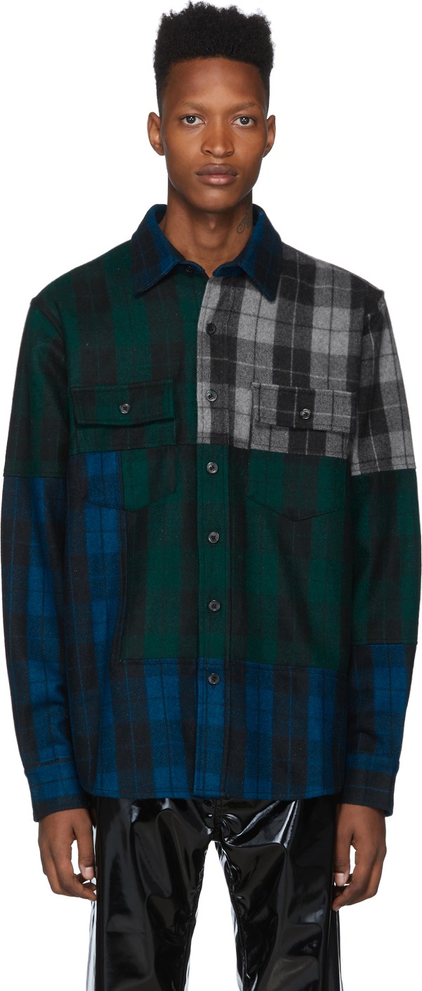 Liam Hodges Multicolor Buffalo Check Overshirt