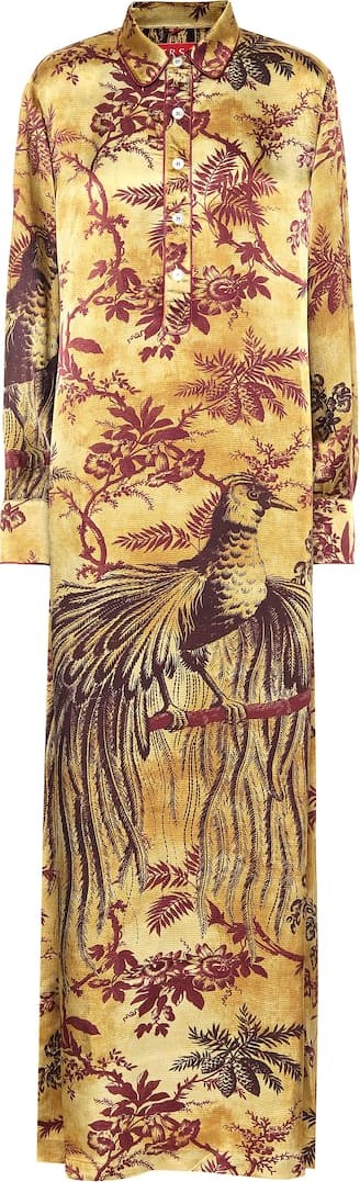F.R.S For Restless Sleepers Menezio printed silk minidress