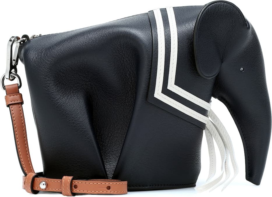 LOEWE Elephant Sailor leather shoulder bag