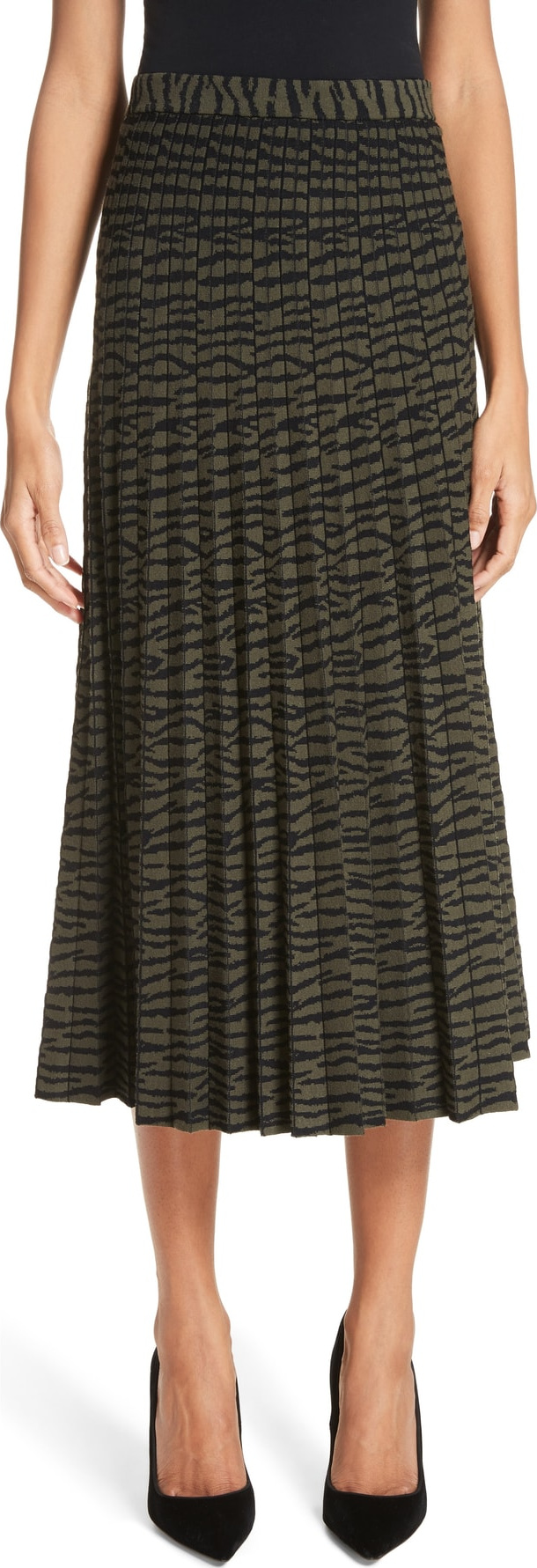 Proenza Schouler Tiger Stripe Jacquard Skirt