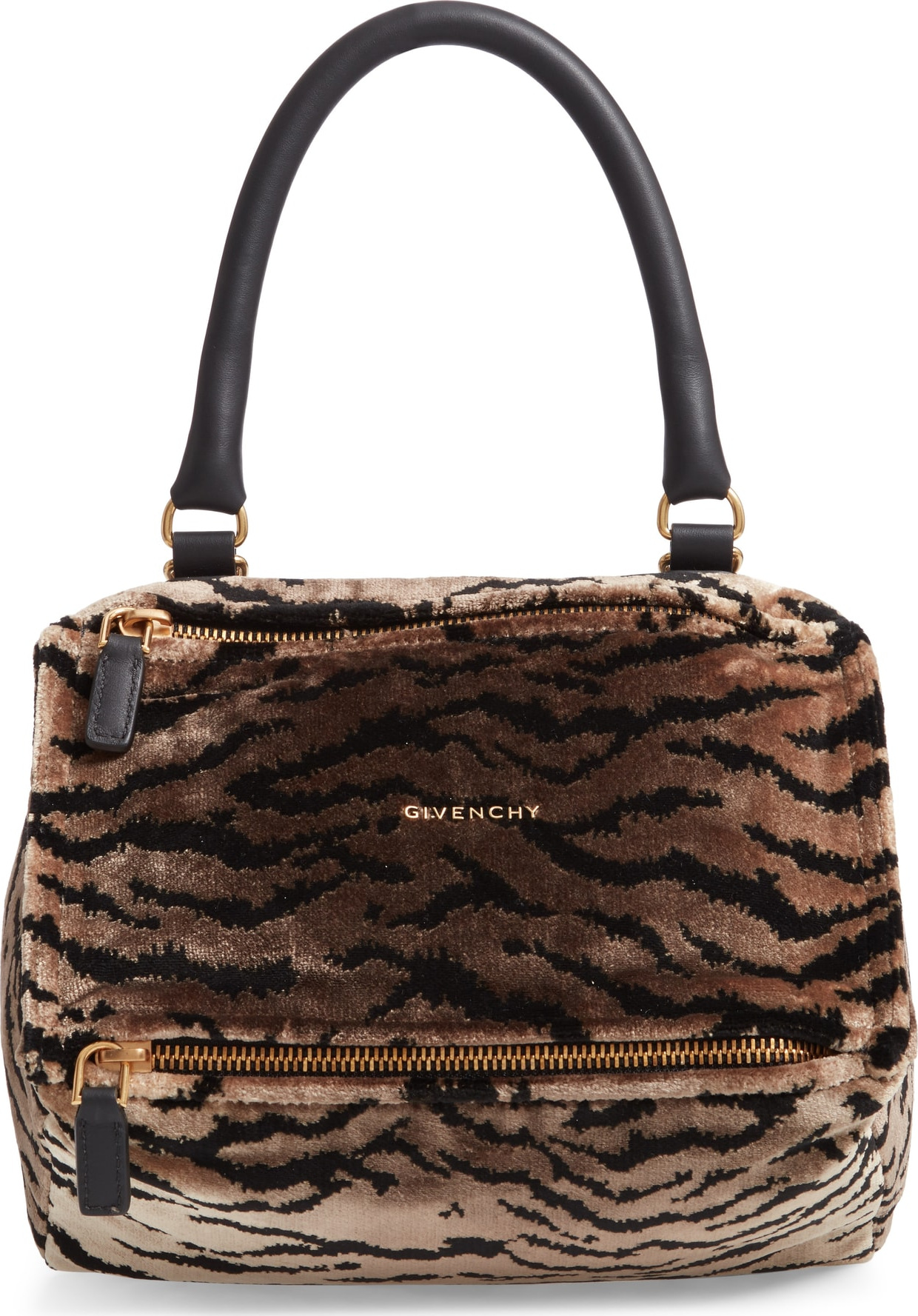 Givenchy Small Pandora Faux Fur Satchel