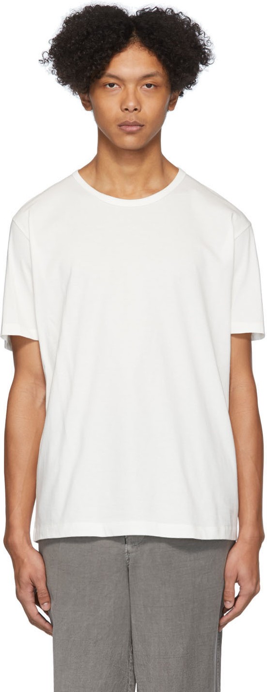 Issey Miyake Men White Bio T-Shirt