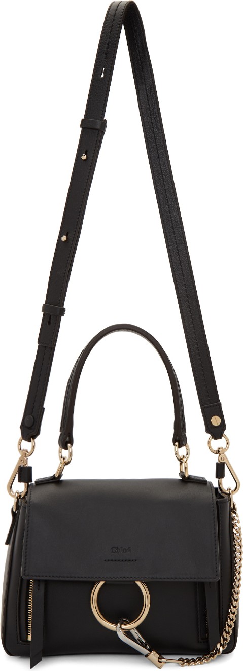 Chloe Black Mini Faye Day Bag