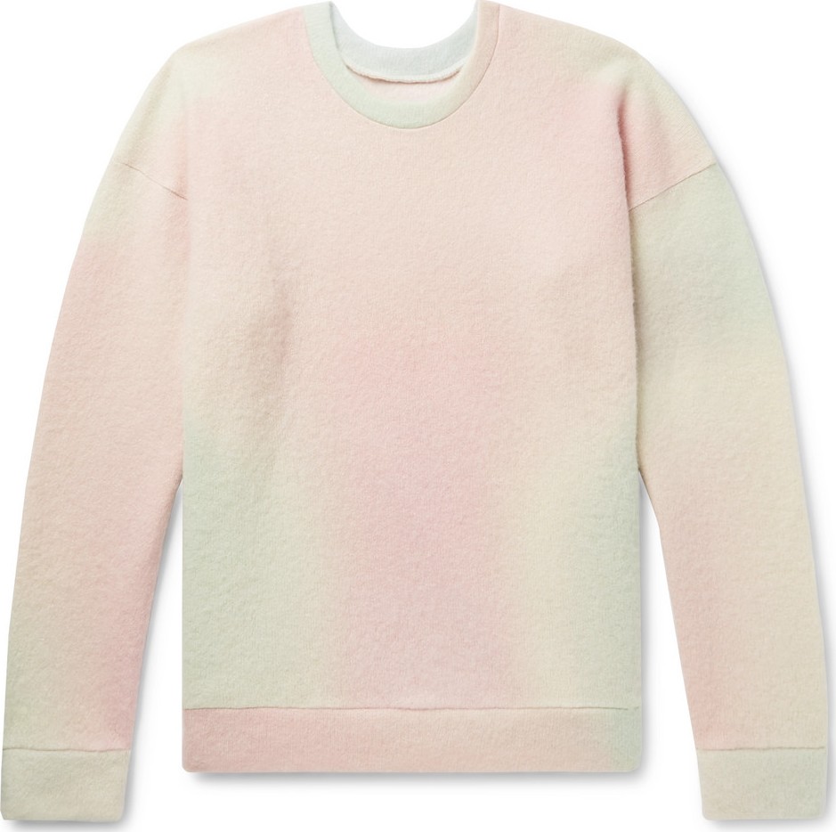 The Elder Statesman Tie-Dyed Cashmere-Blend Sweater