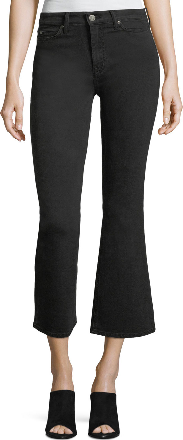 M.i.h Jeans Marty Mid-Rise Flared Crop Jeans