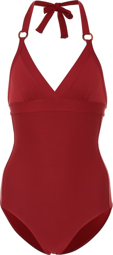 Max Mara Valdai halter one-piece swimsuit